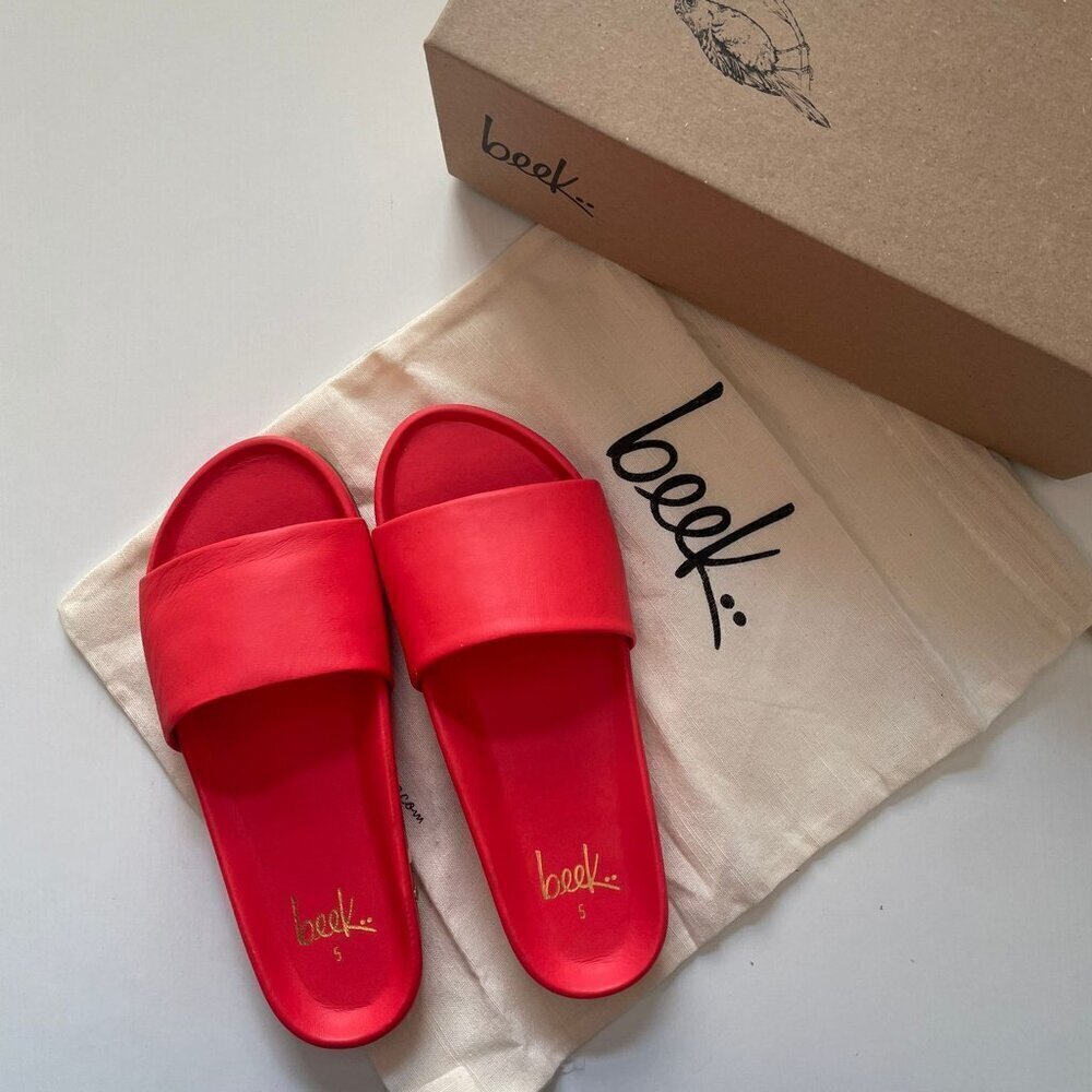 NWT BEEK Leather Gallito Handmade Sandals
